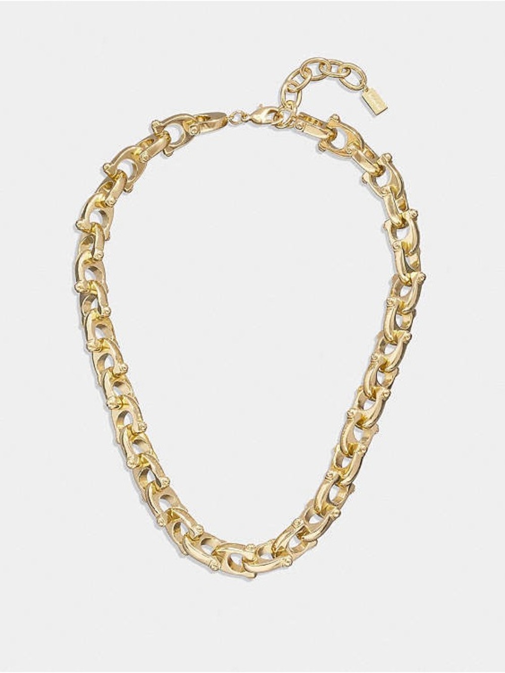 Coach Chunky Signature Chain Link Necklace - Picture 6 of 6